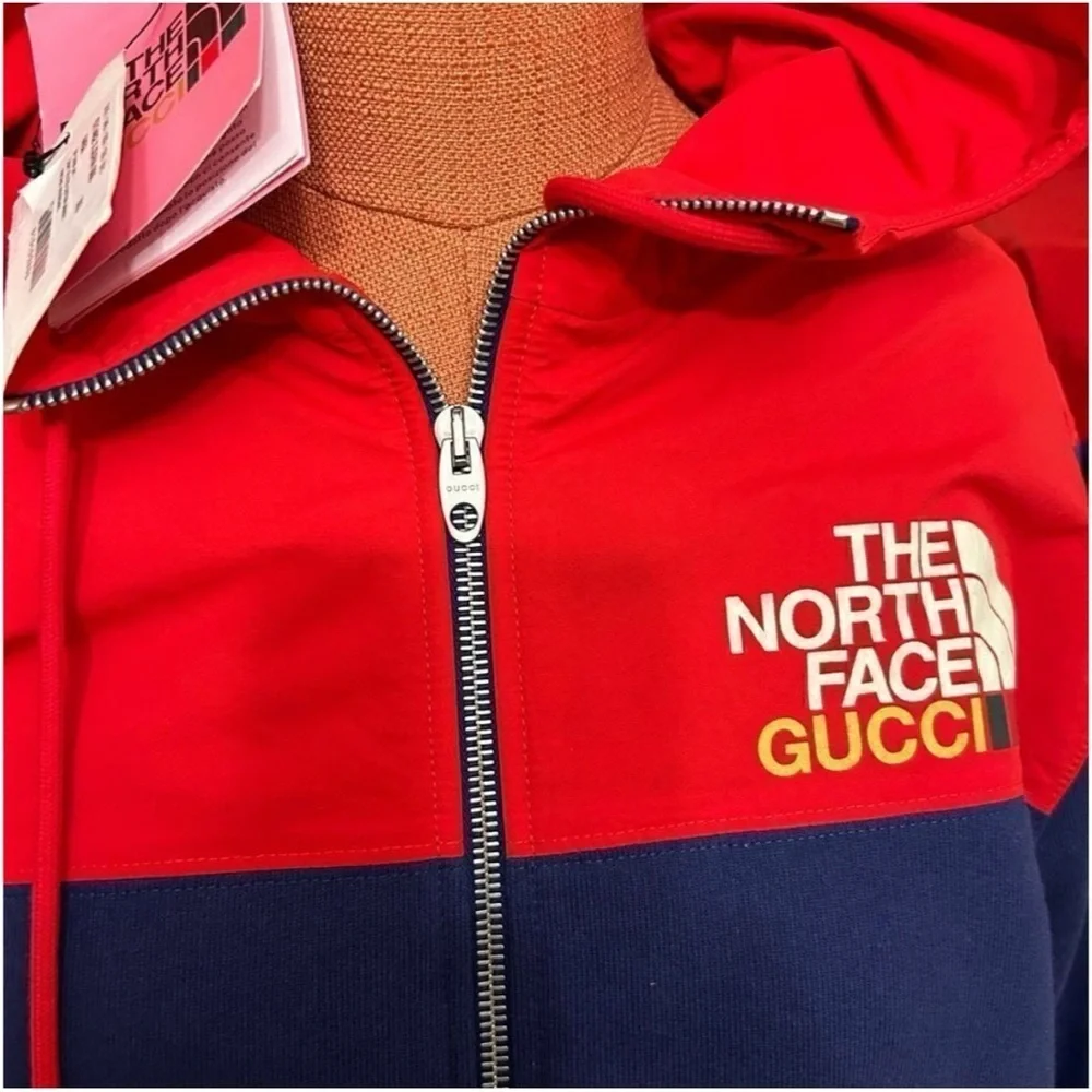 Gucci X North face cotton jacket size XS fits like medium made in Italy